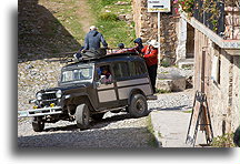 Willys with Passengers::Real de Catorce, San Luis Potosi, Mexico::