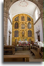 Richly Gilded Altar::San Javier, Baja California, Mexico::