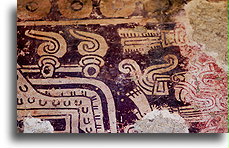 Zapotec Fresco #2::San Pablo Villa de Mitla, Oaxaca, Mexico::