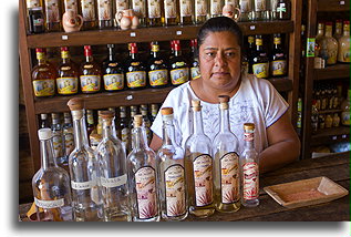 Mezcal Bottles::San Pablo Villa de Mitla, Oaxaca, Mexico::