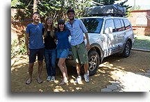 With Waz and Iwona::Overlander Oasis, Oaxaca, Mexico::