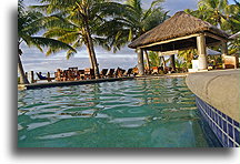Wet Edge Pool Bar::Fiji, South Pacific::