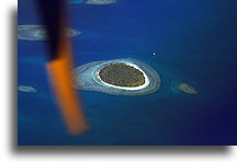 Okrągła wyspa koralowa::Nowa Kaledonia, Oceania::
