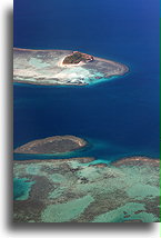 Rafa koralowa z lotu ptaka #1::Nowa Kaledonia, Oceania::