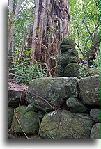 Small Stone Tiki::Nuku Hiva, Marquesas::