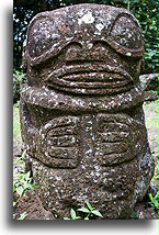 Stone Tiki::Nuku Hiva, Marquesas::