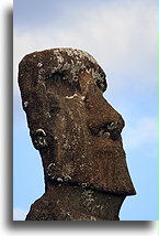 Twarz moai z Akivi #1::Wyspa Wielkanocna::