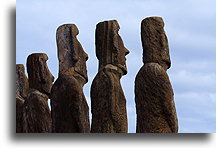 Tongariki Statues #2::Easter Island::
