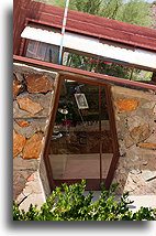 Hexagonal Window::Taliesin West, Arizona, USA::