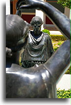 Rzeźby z brązu::Getty Villa, Kalifornia Stany Zjednoczone::
