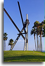 Sculpture at Venice Beach #2::Venice Beach, California United States::