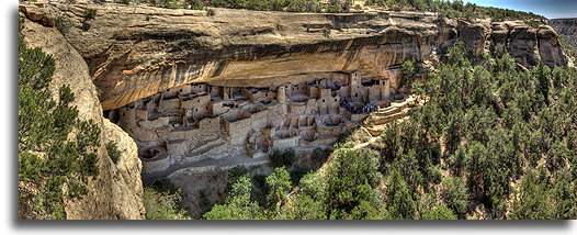 Cliff Palace View #1::Mesa Verde, Colorado, USA::