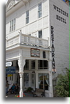Western Hotel::Ouray village was founded by miners chasing silver and gold::