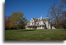 Widok przedni::Rezydencja Lockwood-Mathews, Connecticut, USA::