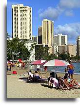 Wieżowce Waikiki::Oahu, Hawaje::