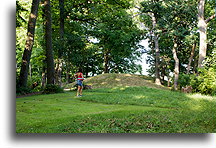 Burial Mound::Effigy Mounds, Iowa, USA::