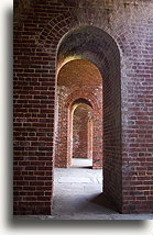 Arched Walkway::Ship Island, Mississippi, United States::