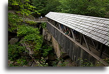 Sentinel Pine Covered Bridge #1::Franconia Notch State Park, New Hampshire, USA::