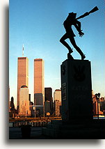 Katyn 1940 Memorial and WTC::Jersey City, New Jersey, United States::