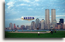 Airship and WTC::Jersey City, New Jersey, United States::