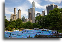 Wollman Rink in Summer::Central Park, New York City, USA::