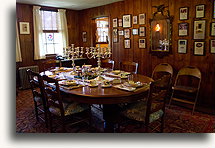 Dinning Room in Val-Kill::Hyde Park, New York, United States::