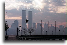 Exchange Place::World Trade Center before 9/11/2001::