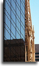 Katedra otoczona drapaczami chmur::Nowy Jork, USA::