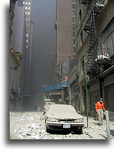 Attack on NYC #37::Septemper 11, 2001<br /> 10:57 a.m.::