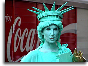 Pani statua::Dolny Manhattan, Nowy Jork, USA::