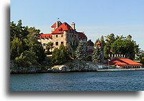 Castle and Boat House::New York State, United States::
