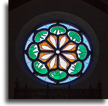 Matisse's Rose Window::Union Church of Pocantico, New York, United States::