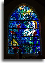 's Good Dobry Samarytanin Chagalla::Union Church w Pocantico, Nowy Jork, Stany Zjednoczone::