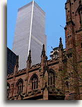 Trinity Church #3::World Trade Center before 9/11/2001::