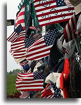 Flags of All Sizes::Flight 93 Crash Site<br /> May 2006::