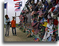 Listy i flagi::Miejsce katastrofy lotu numer 93<br /> maj 2006::