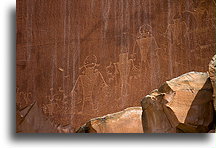 Petroglify Fremont::Capitol Reef, Utah, USA::