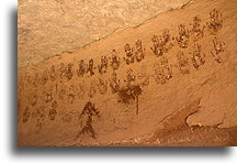 Rock Art - Dłonie::Rejon Igieł w Canyonlands, Utah, USA::
