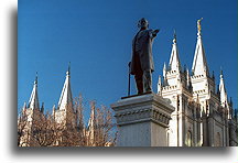 Brigham Young Monument::Salt Lake City, Utah United States::