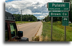 Miejscowść Pulaski w Wisconsin::SWisconsin, USA::