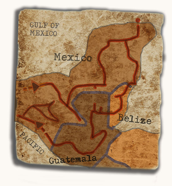 World of the Maya - Expedition Map