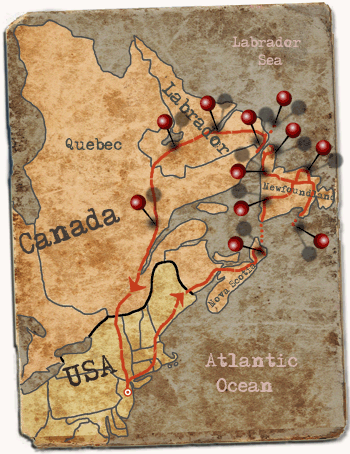 Land of Cod - Expedition Map