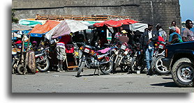 Motorbike Corner::Cap-Haïtien, Haiti, Caribbean::