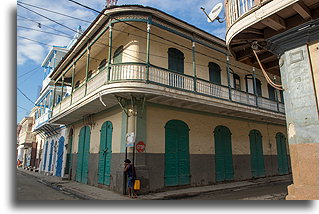 Budynki kolonialne::Cap-Haïtien, Haiti, Karaiby::