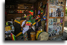Muzyk Bongo Herman::Dom Boba Marleya, Jamajka::