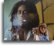 Smoking pot::Bob Marley's House, Jamaica::