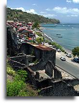 Saint-Pierre Waterfront::Saint-Pierre, Martinique, Caribbean::