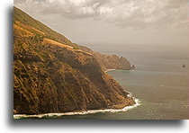 Mine on the Cliff::Saba, Caribbean Netherlands::