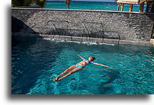 Mały basen::Hotel Pearl Beach, Saint Barthélemy, Karaiby::