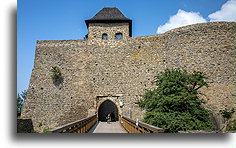 Main Gate to the Castle::Helfštýn Castle, Czechia::